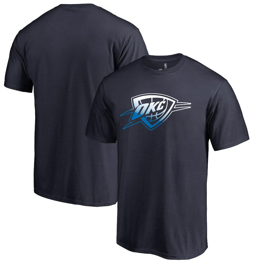 Oklahoma City Thunder Gradient Logo T-Shirt Navy