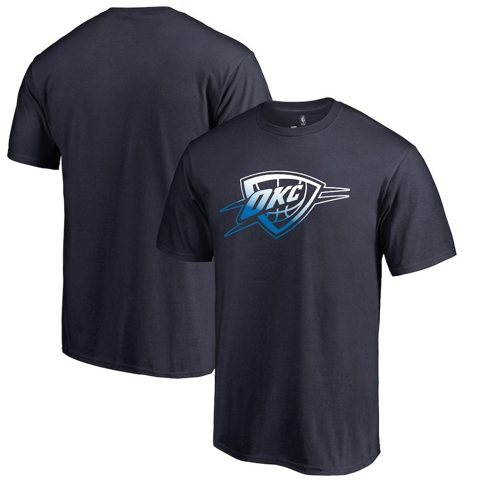 Oklahoma City Thunder Gradient Logo T-Shirt Navy