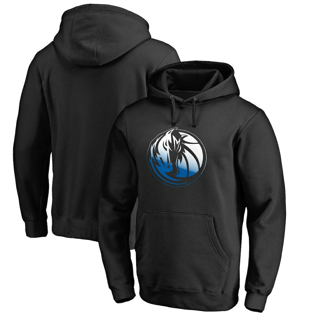 Dallas Mavericks Gradient Logo Pullover Hoodie Black