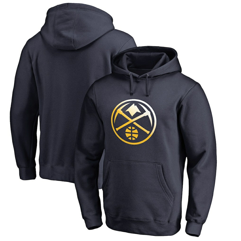 Denver Nuggets Gradient Logo Pullover Hoodie Navy