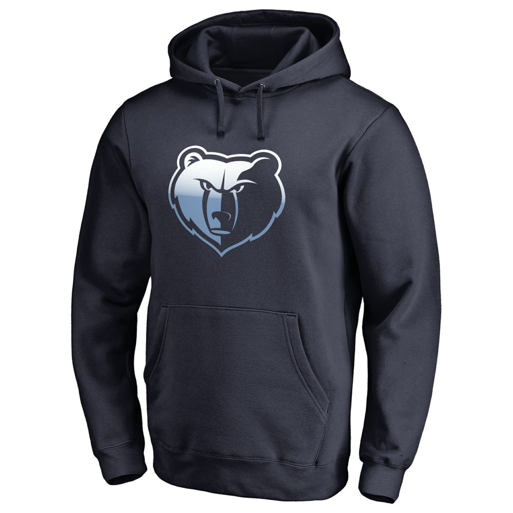 Memphis Grizzlies Gradient Logo Pullover Hoodie Navy