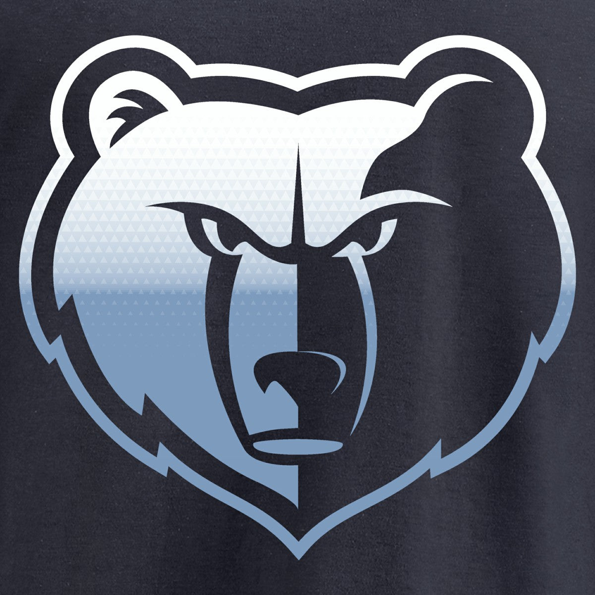 Memphis Grizzlies Gradient Logo Pullover Hoodie Navy