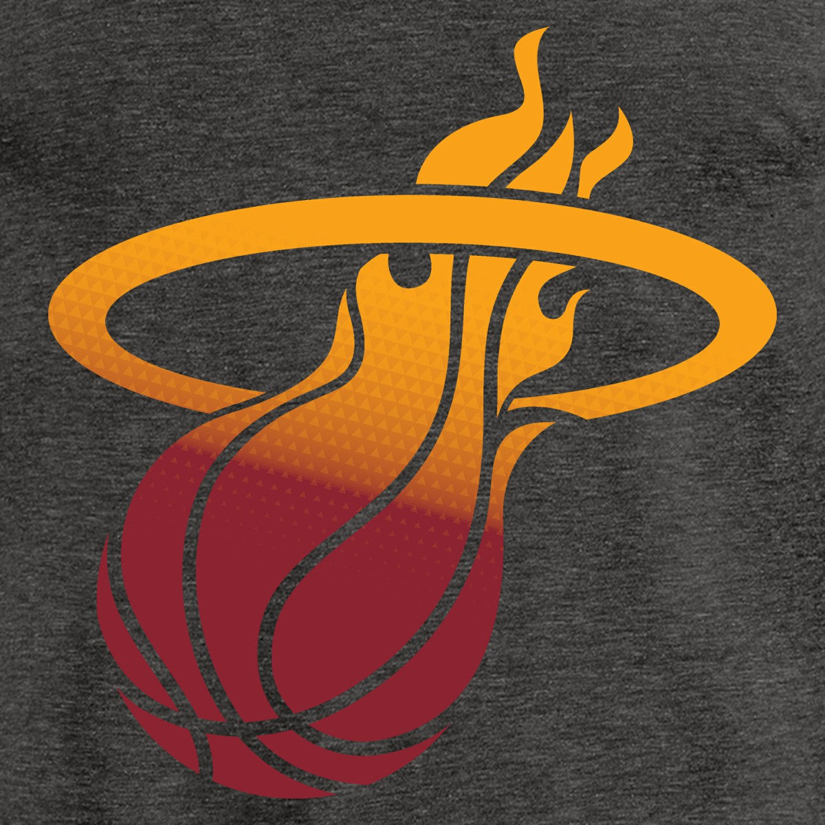 Miami Heat Gradient Logo Pullover Hoodie Black