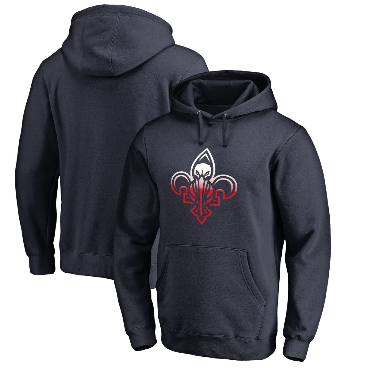 New Orleans Pelicans Gradient Logo Pullover Hoodie Navy