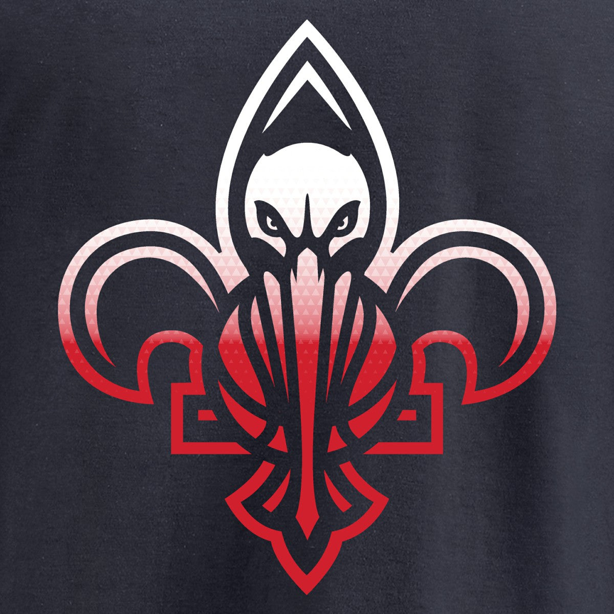 New Orleans Pelicans Gradient Logo Pullover Hoodie Navy