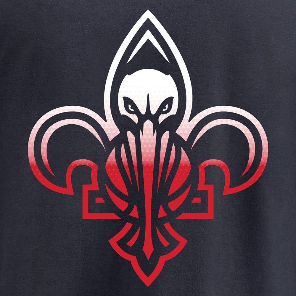 New Orleans Pelicans Gradient Logo Pullover Hoodie Navy