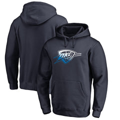 Oklahoma City Thunder Gradient Logo Pullover Hoodie Navy