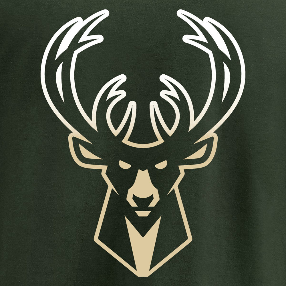 Milwaukee Bucks Gradient Logo Long Sleeve T-Shirt Green