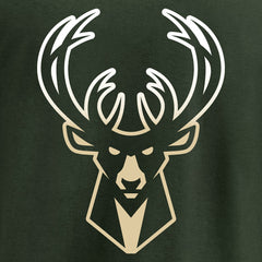 Milwaukee Bucks Gradient Logo Long Sleeve T-Shirt Green