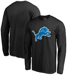 Detroit Lions Primary Logo T-Shirt - Black - NFL