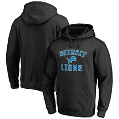 Detroit Lions Victory Arch Pullover Hoodie - Black - NFL