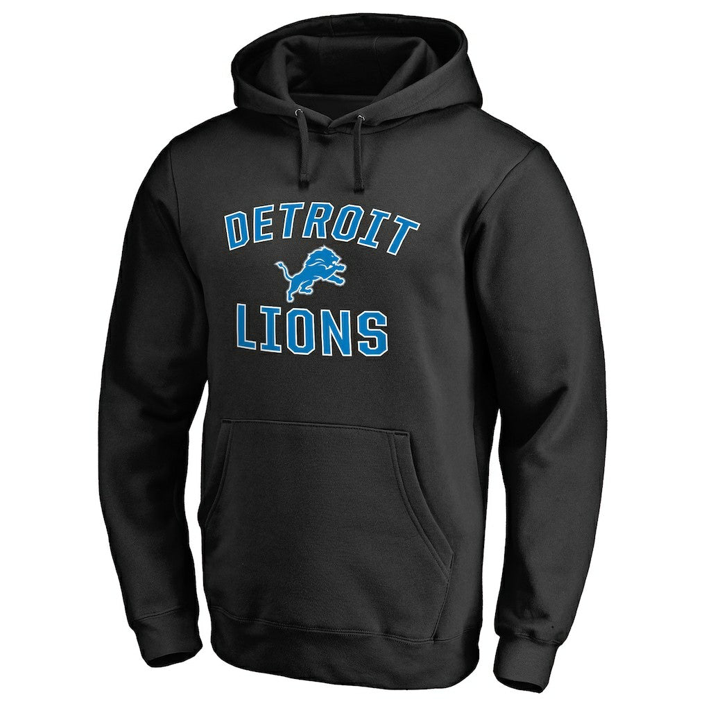 Detroit Lions Victory Arch Pullover Hoodie - Black - NFL