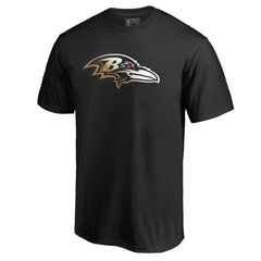 Baltimore Ravens Gradient Logo T-Shirt - Black - NFL