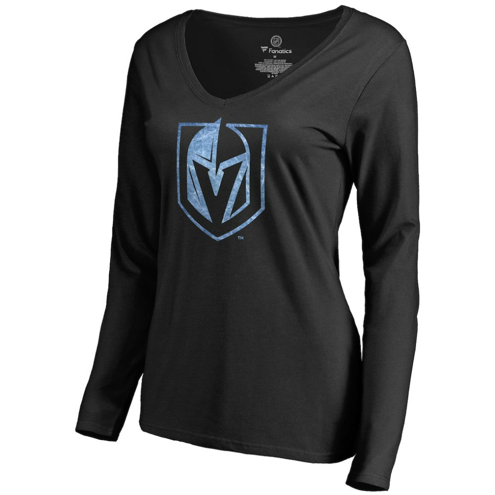 Vegas Golden Knights Women's Pond Hockey Long Sleeve T-Shirt - Black | NHL online