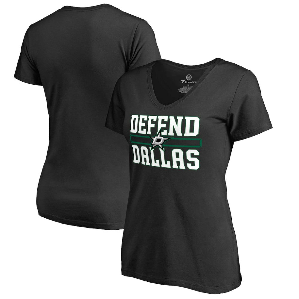 Dallas Stars Women's Hometown Collection Defend T-Shirt - Black | NHL Clearance