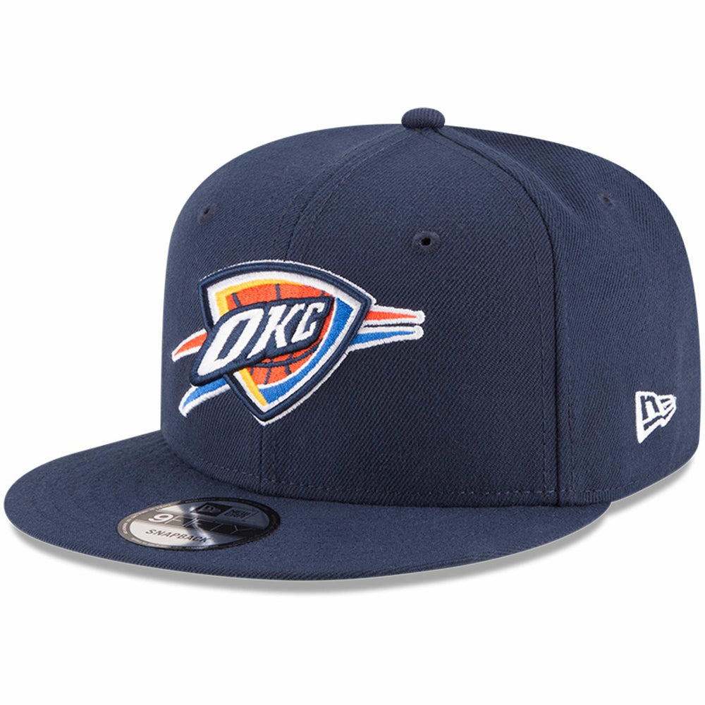 New Era Oklahoma City Thunder Team Color 9FIFTY Snapback Hat Navy