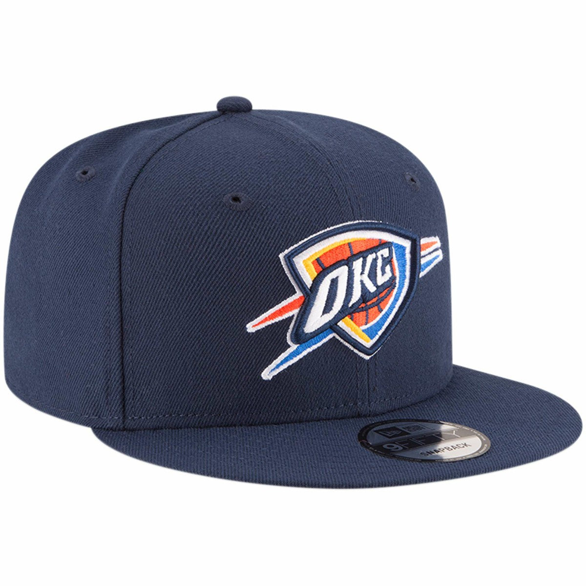 New Era Oklahoma City Thunder Team Color 9FIFTY Snapback Hat Navy