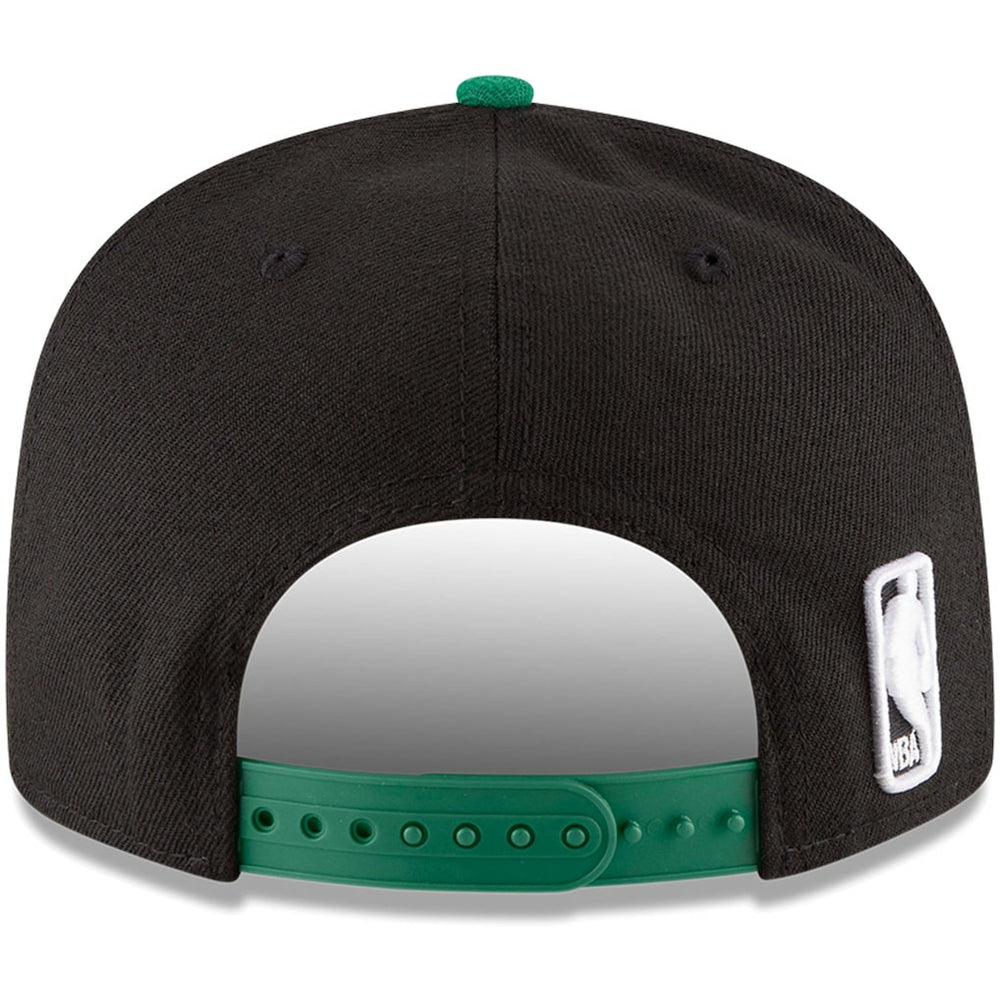 New Era Boston Celtics 2-Tone 9FIFTY Adjustable Snapback Hat Black/Kelly Green