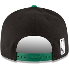 New Era Boston Celtics 2-Tone 9FIFTY Adjustable Snapback Hat Black/Kelly Green