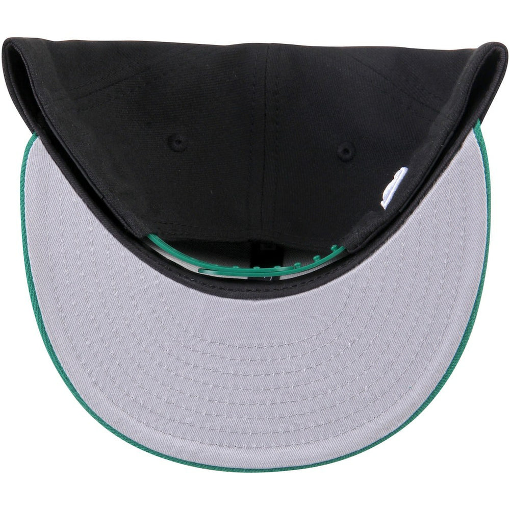 New Era Boston Celtics 2-Tone 9FIFTY Adjustable Snapback Hat Black/Kelly Green
