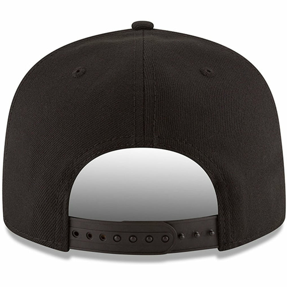 New Era New Orleans Pelicans Black & White Logo 9FIFTY Adjustable Snapback Hat Black