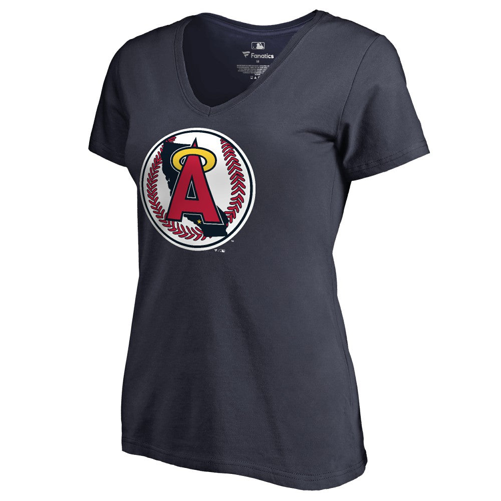 Los Angeles Angels Women's Cooperstown Collection Forbes T-Shirt Outlet