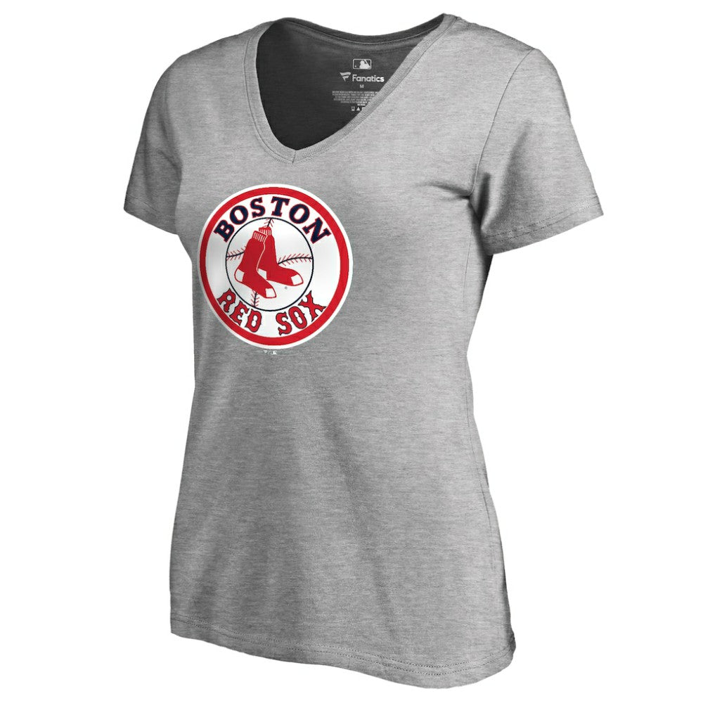 Boston Red Sox Women's Cooperstown Collection Forbes V-Neck T-Shirt Online