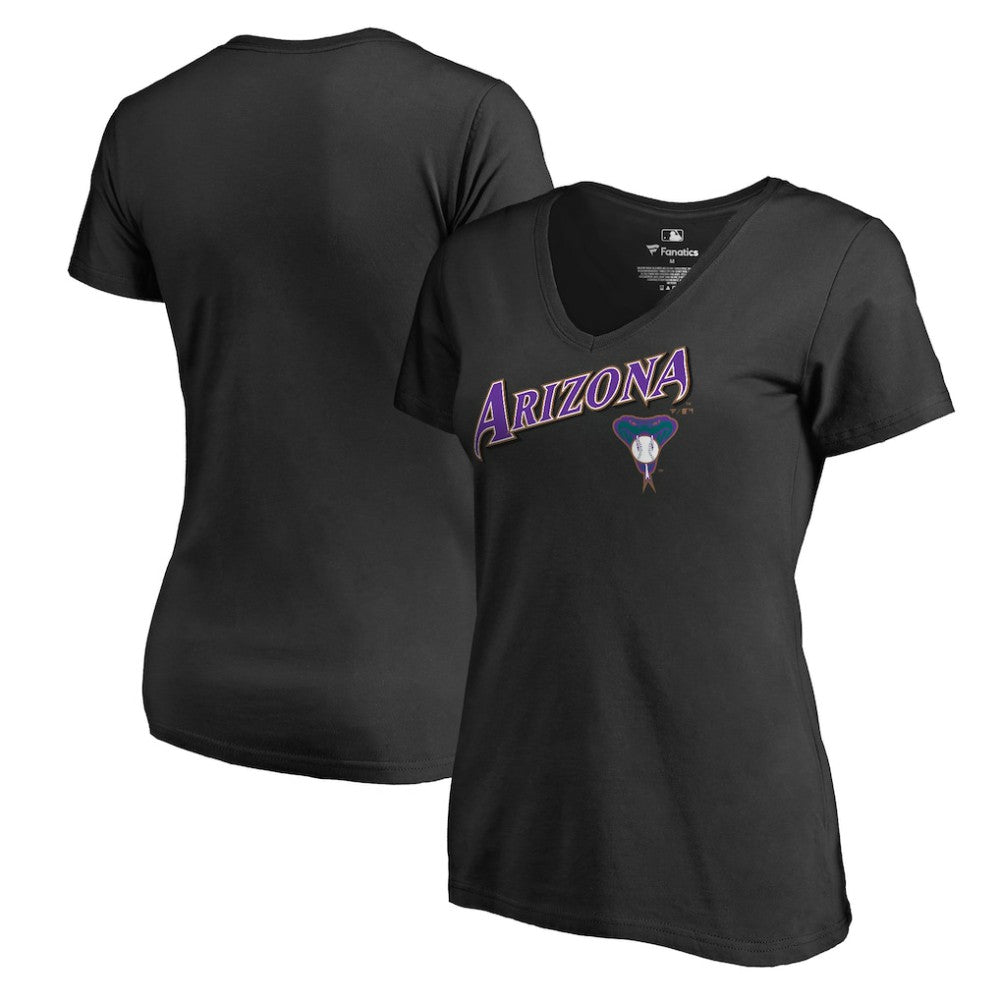 Arizona Diamondbacks Women's Core Wahconah V-Neck T-Shirt for sale