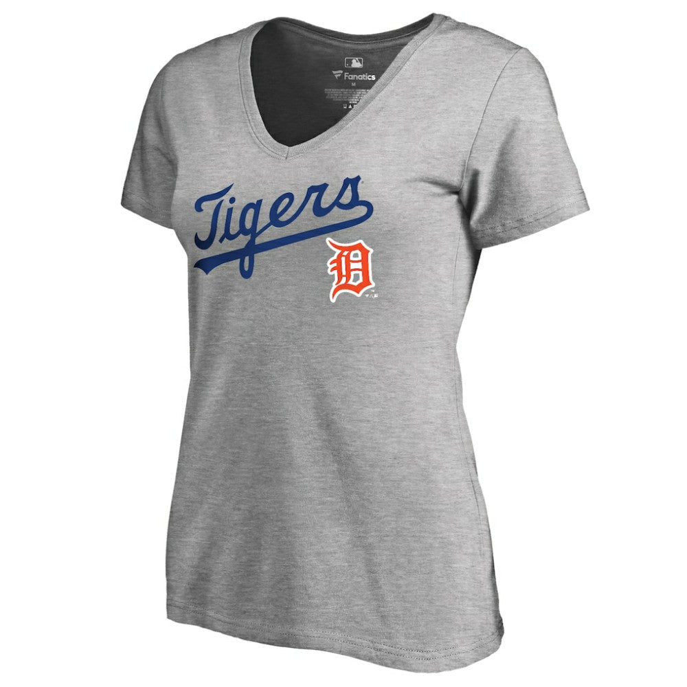 Detroit Tigers Women's Core Wahconah V-Neck T-Shirt for sale