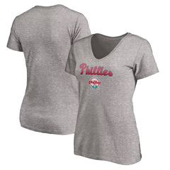 Philadelphia Phillies Women's Core Wahconah V-Neck T-Shirt Discount