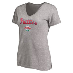 Philadelphia Phillies Women's Core Wahconah V-Neck T-Shirt Discount