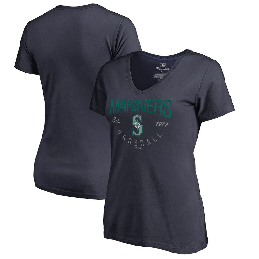 Seattle Mariners Women's Live For It V-Neck T-Shirt Near Me