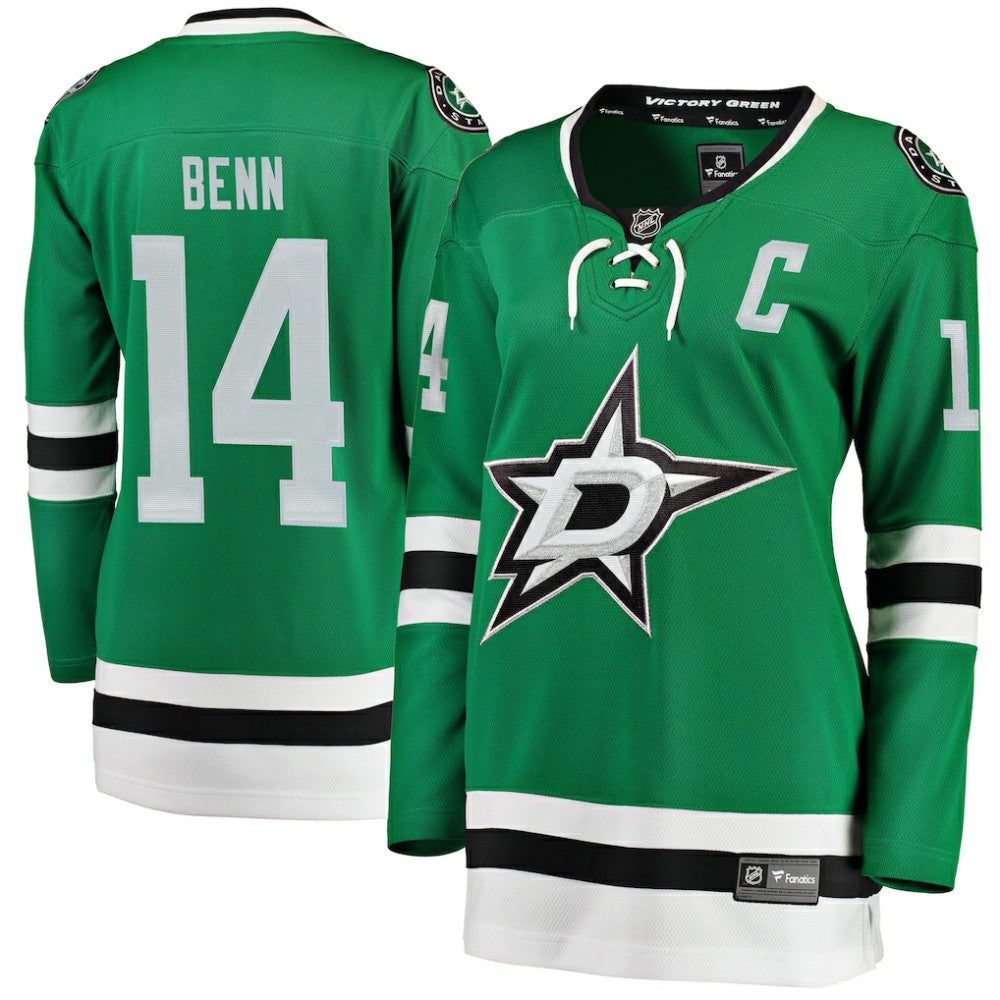 Jamie Benn Dallas Stars Fanatics Women's Home Breakaway Jersey - Green | Fanatics discount