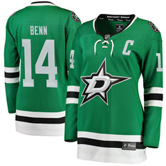 Jamie Benn Dallas Stars Fanatics Women's Home Breakaway Jersey - Green | Fanatics discount