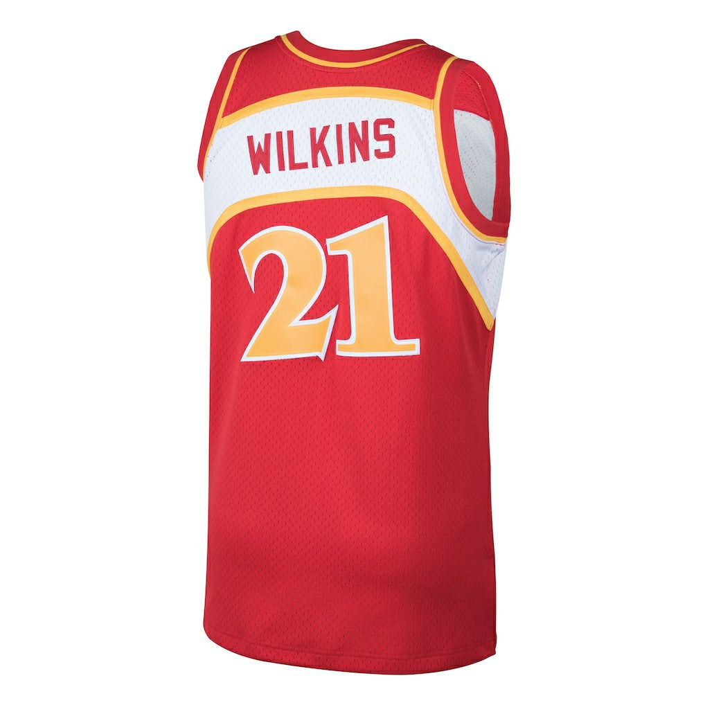 Mitchell & Ness Dominique Wilkins Atlanta Hawks 1986/87 Hardwood Classics Swingman Jersey Red