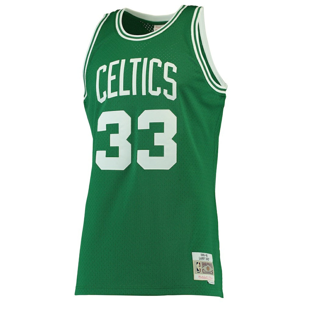 Mitchell & Ness Larry Bird Boston Celtics Hardwood Classics Swingman Jersey Kelly Green