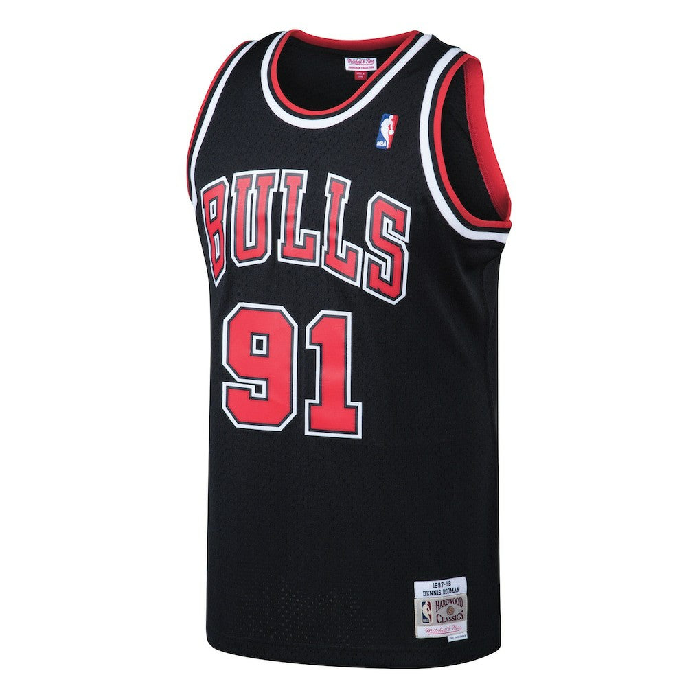 Mitchell & Ness Dennis Rodman Chicago Bulls 1997/98 Hardwood Classics Swingman Jersey Black
