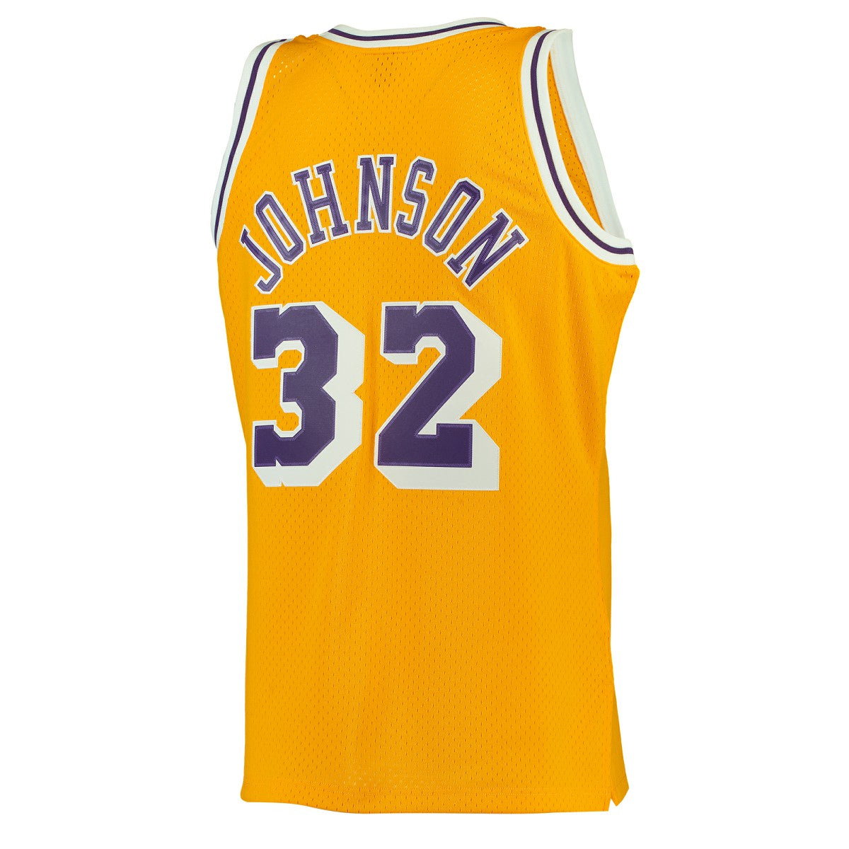 Mitchell & Ness Magic Johnson Los Angeles Lakers 1984/85 Hardwood Classics Swingman Jersey Gold