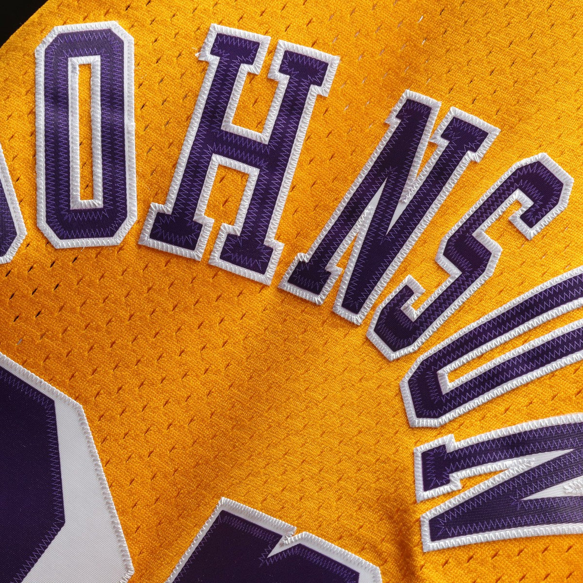 Mitchell & Ness Magic Johnson Los Angeles Lakers 1984/85 Hardwood Classics Swingman Jersey Gold