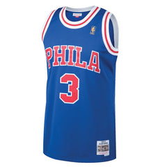 Mitchell & Ness Allen Iverson Philadelphia 76ers 1996/97 Hardwood Classics Swingman Jersey Royal