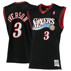 Mitchell & Ness Allen Iverson Philadelphia 76ers 2000/01 Hardwood Classics Swingman Jersey Black