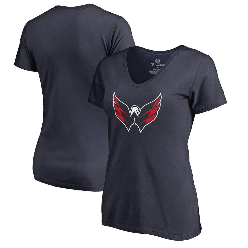 Washington Capitals Women's Primary Logo T-Shirt - Navy | NHL on sale