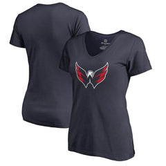 Washington Capitals Women's Primary Logo T-Shirt - Navy | NHL on sale