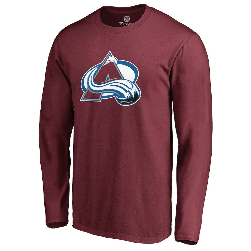 Colorado Avalanche Primary Logo 2 Long Sleeve T-Shirt - Maroon | NHL discount