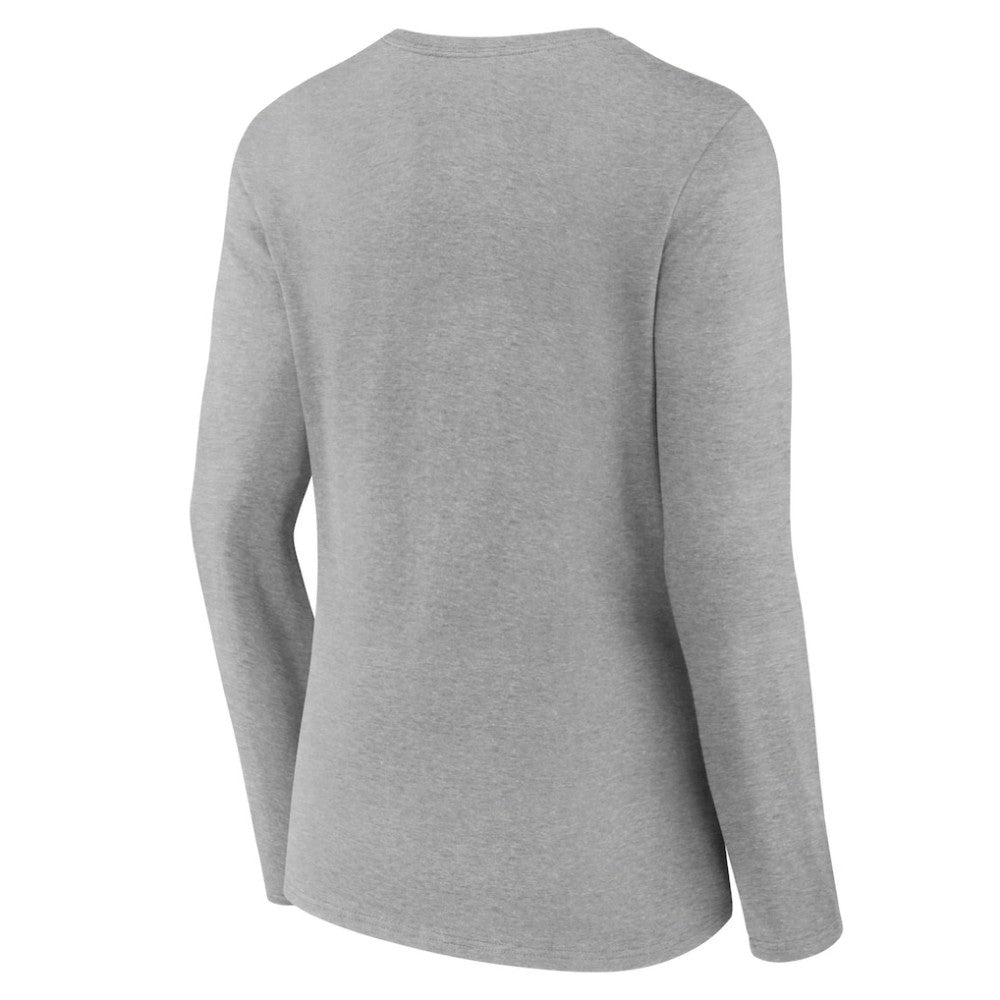 Pittsburgh Penguins Women's Primary Logo Long Sleeve T-Shirt - Ash | NHL discount