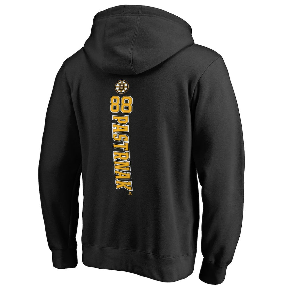 David Pastrnak Boston Bruins Backer Pullover Hoodie - Black | NHL near me