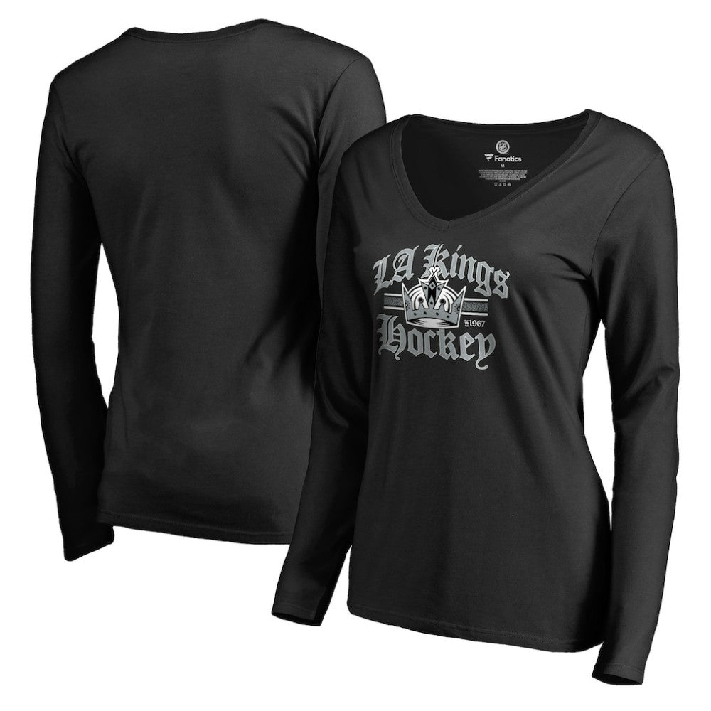 Los Angeles Kings Women's Hometown Collection The Crown Long Sleeve T-Shirt - Black | NHL discount