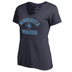 Minnesota Timberwolves Women's Overtime V-Neck T-Shirt Navy