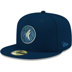 New Era Minnesota Timberwolves Team Color 59FIFTY Fitted Hat Navy