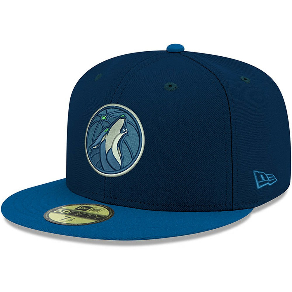 New Era Minnesota Timberwolves Team Color 2Tone 59FIFTY Fitted Hat Navy